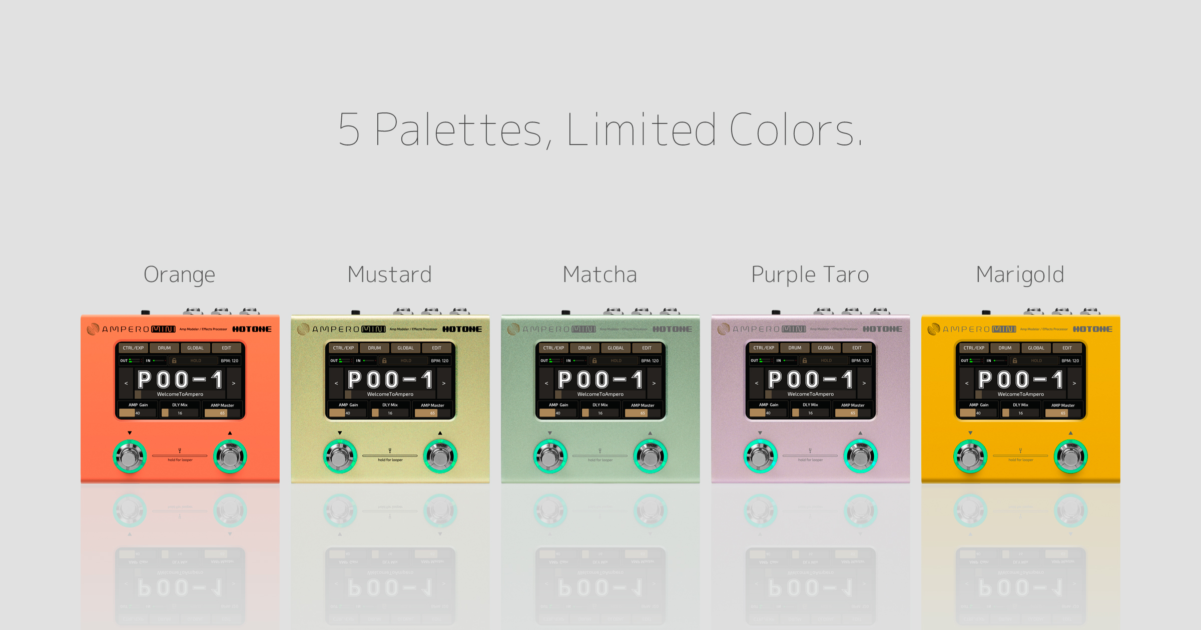HOTONE | AMPERO Mini | マルチ・エフェクター | 製品情報