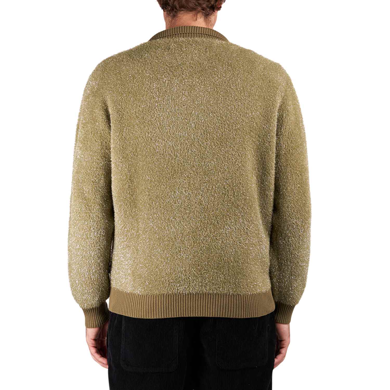 Fucking Awesome Big Night Out Cardigan (Olive) PN20008 - Allike Store