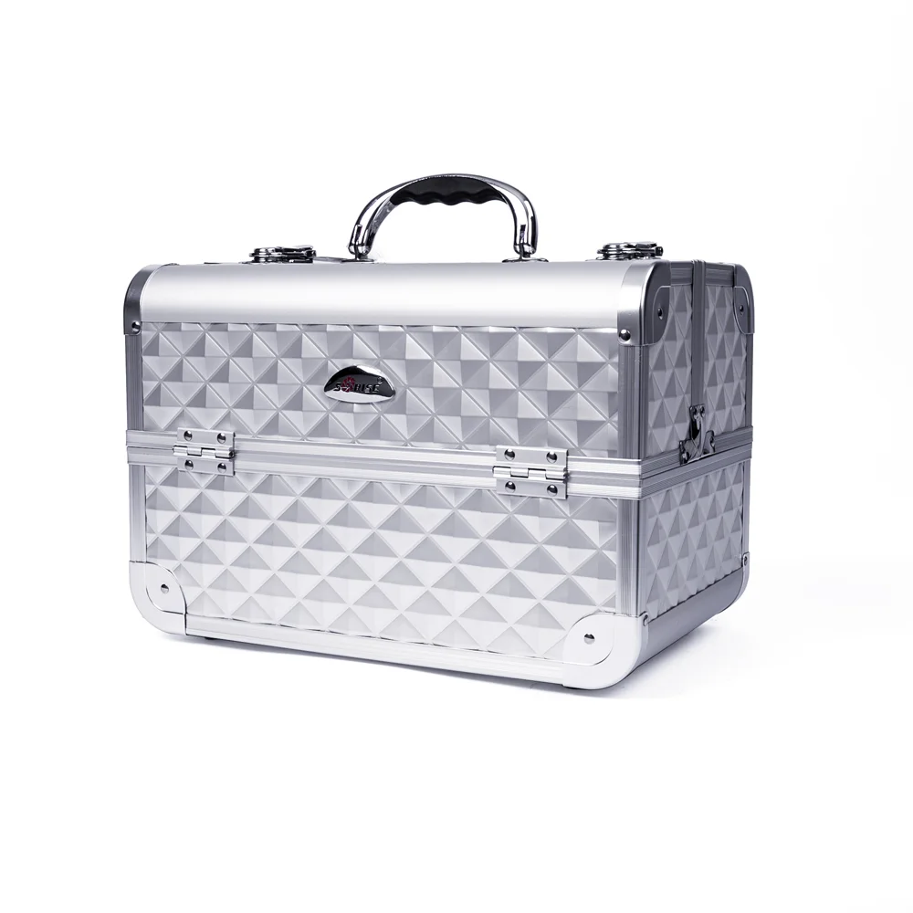 Aluvox JL-0875 makeup train storage box durable cosmetic case