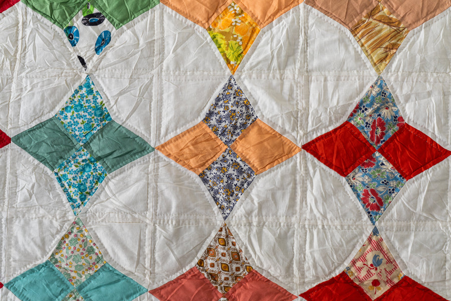 U.S.ヴィンテージ-アメリカンキルト・パッチワークキルト