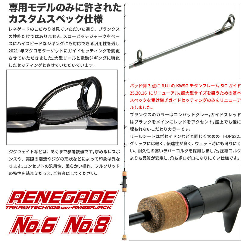 タカミテクノス × AMBERJACK RENEGADE No.1