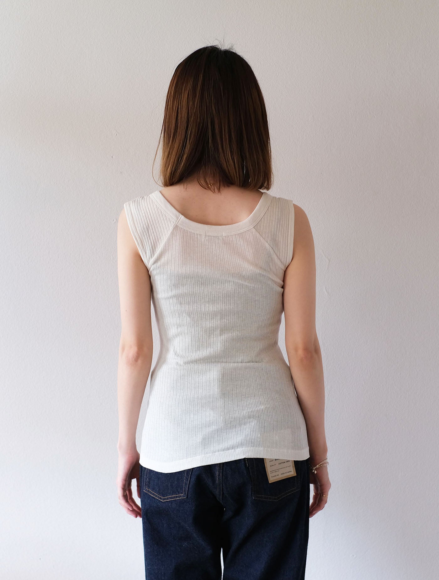リブタンクトップ (CLOSELY CLICK PEBBLE) – ambiente