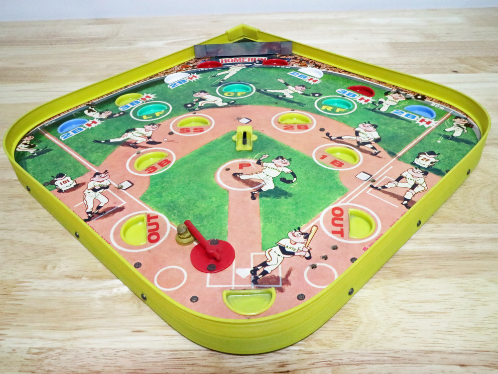 ミスタージャイアンツ野球盤F型】昭和42年(1967)／エポック社