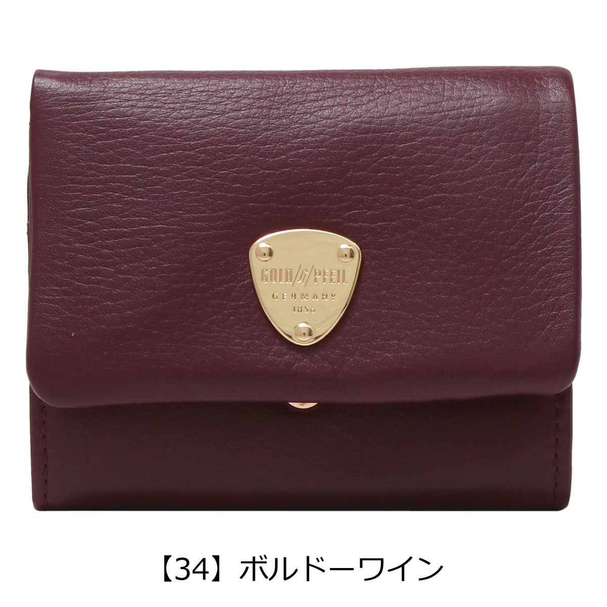 GOLD PFEIL ゴールドファイル 二つ折り財布り GP54815 ナチュラル
