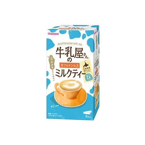 アサヒ 牛乳屋さんのカフェインレスミルクティー 箱 (12g×8本