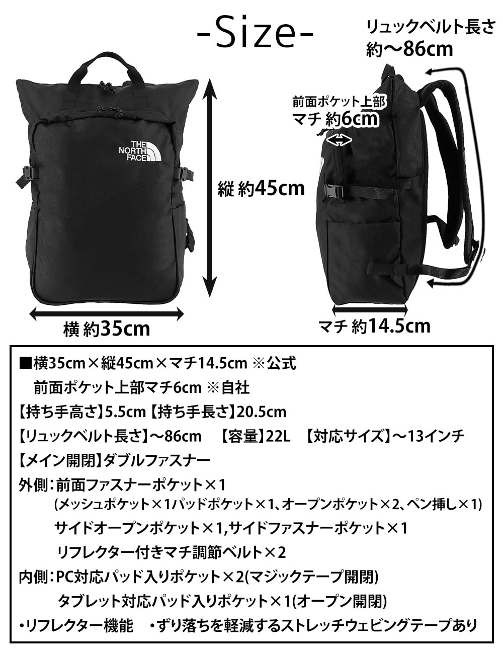 ノースフェイス バッグ 2WAY トートバッグ リュックサック THE NORTH