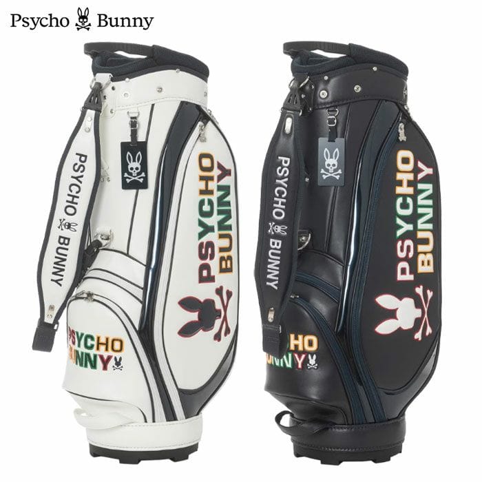 サイコバニー Psycho Bunny LOGOART キャディバッグ 9.0型 PBMG5FC4 46