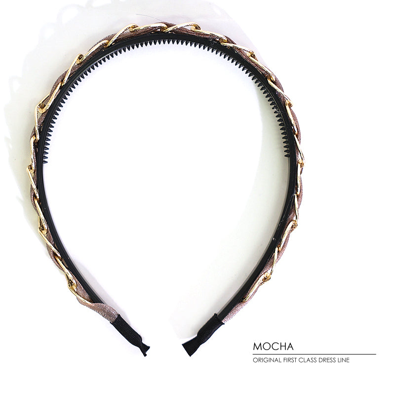 ゴールドチェーンラメカチューシャ]AngelR(エンジェルアール)|HA007YX