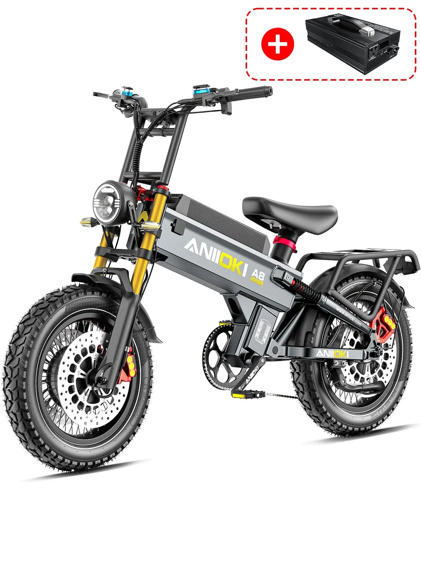 2025 Version A8 Pro Max Power Station Ebikes - aniiokiebike