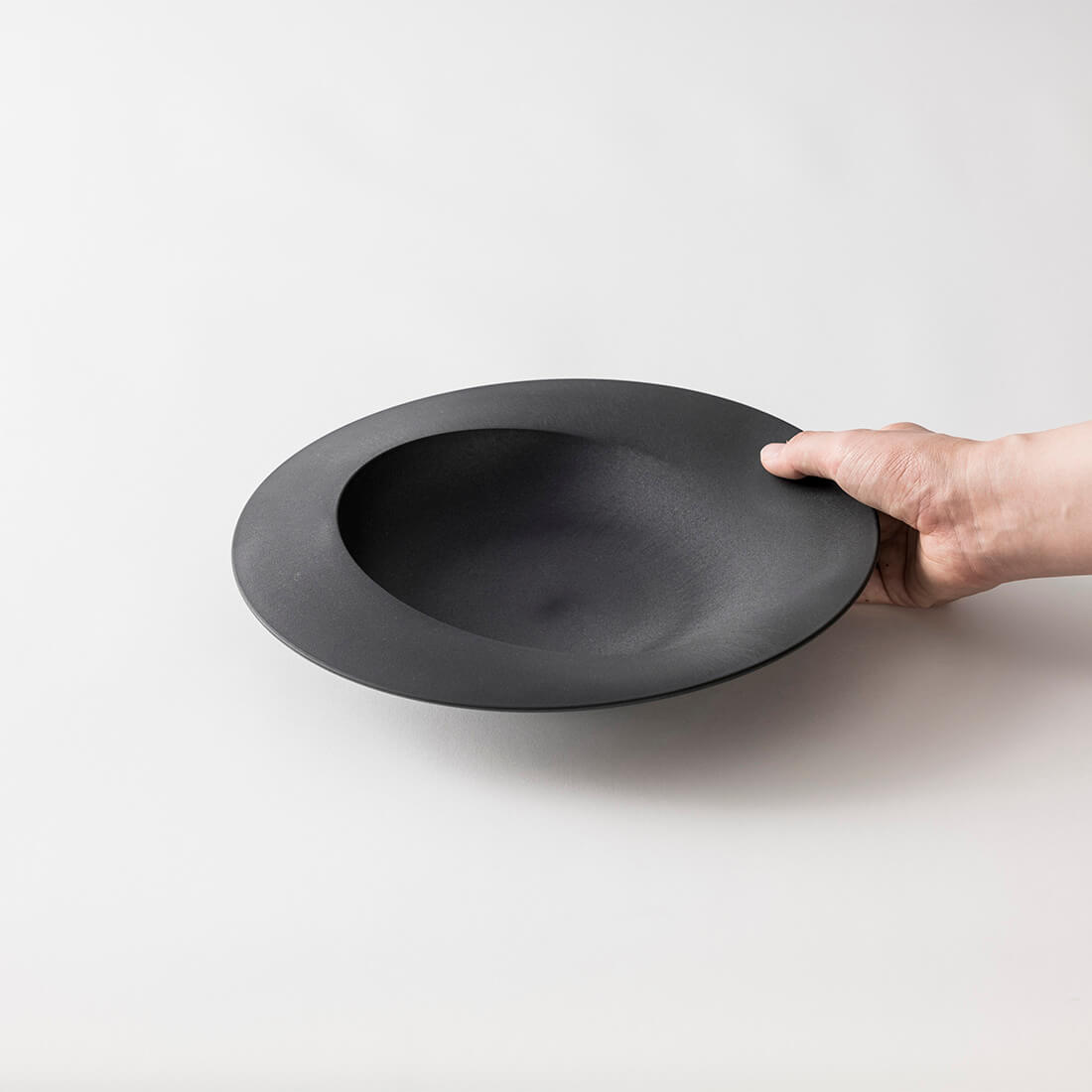 ARAS / 【パスタセット】 深皿スクープ グリーングレー×2 フォーク×2を