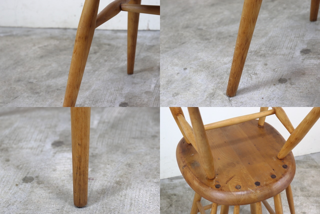 イギリス アーコール社 ercol レア ファンバックチェア ち8-2