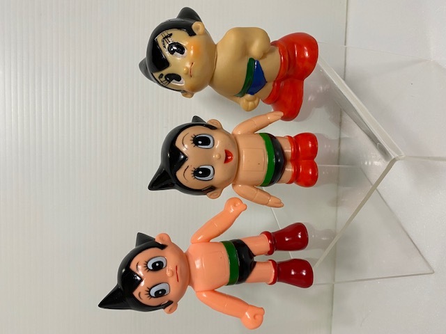 北海道銀行☆鉄腕アトム☆ソフビ人形☆貯金箱 10．2cm 当時物