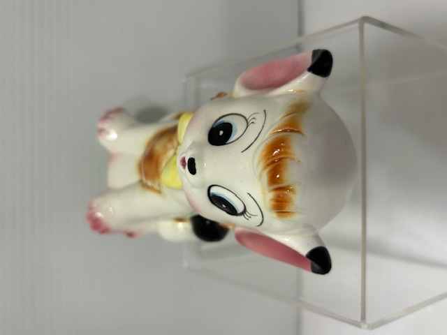 ジャングル大帝レオ☆陶器製☆人形☆貯金箱 12．3cm 昭和レトロ