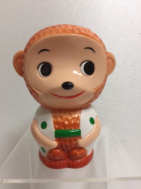 八十二銀行 はちにの8ちゃん ソフビ人形 貯金箱 中サイズ 12．