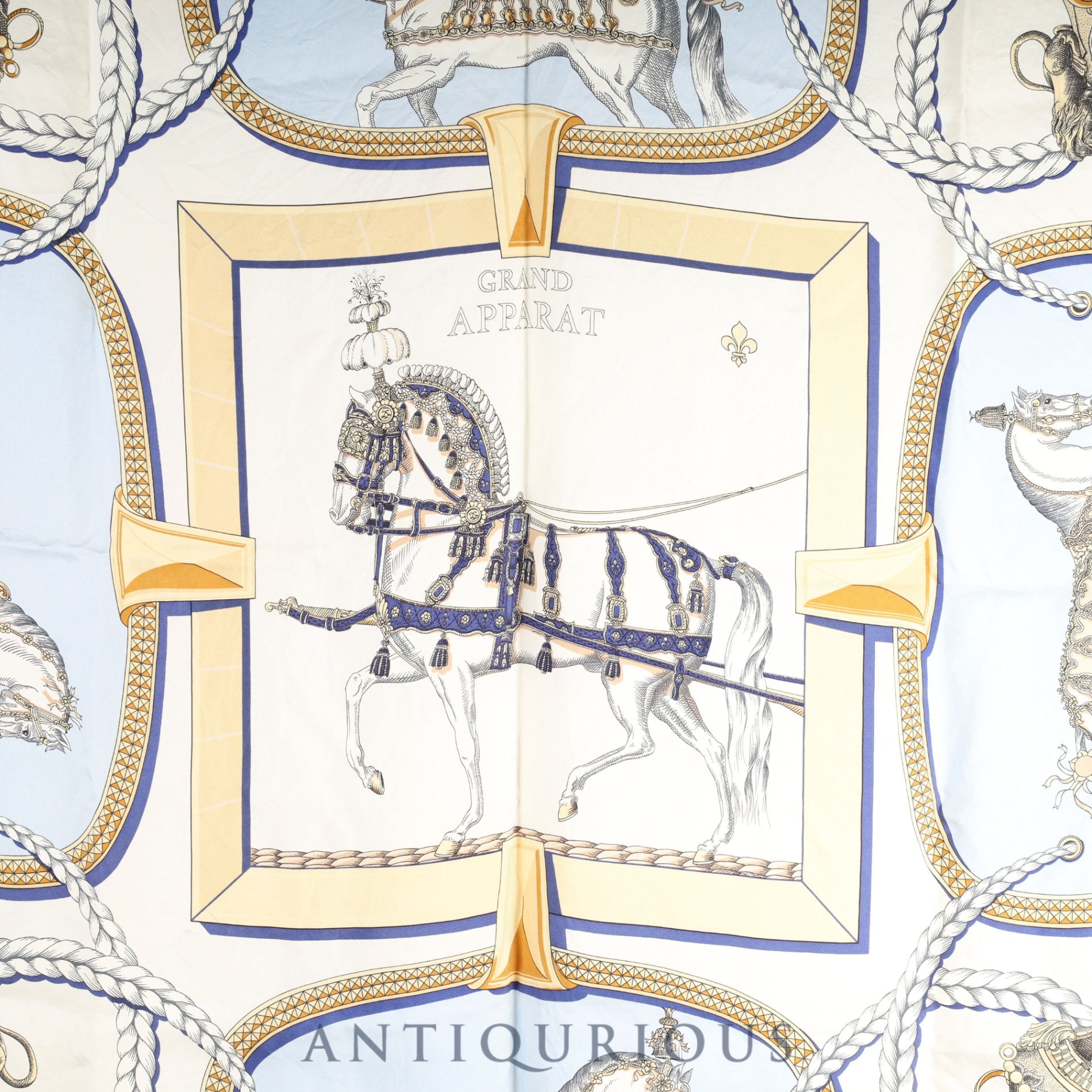 エルメス スカーフ カレ90 盛装の馬 SILK100% | 東京銀座の