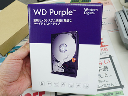 ②Western Digital WD82PURZ 8TB （監視システム向け） Amazon