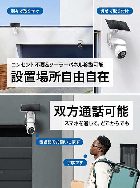 TP-Linkのソーラー給電パンチルトセキュリティカメラキット「Tapo C660