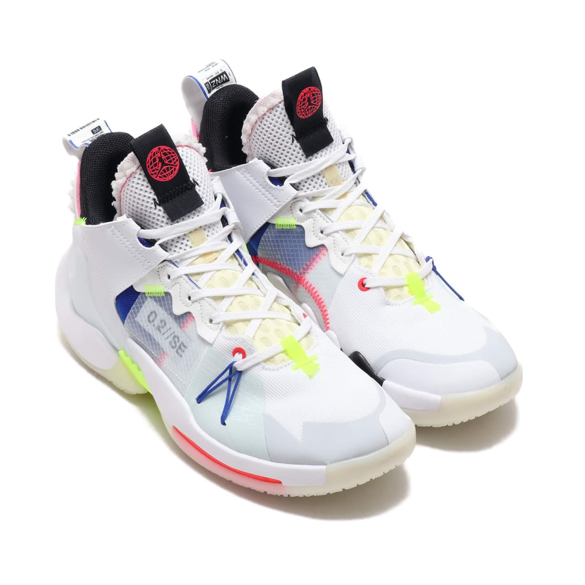 JORDAN BRAND JORDAN WHY NOT ZER0.2 SE PF WHITE/GHOST AQUA-HYPER