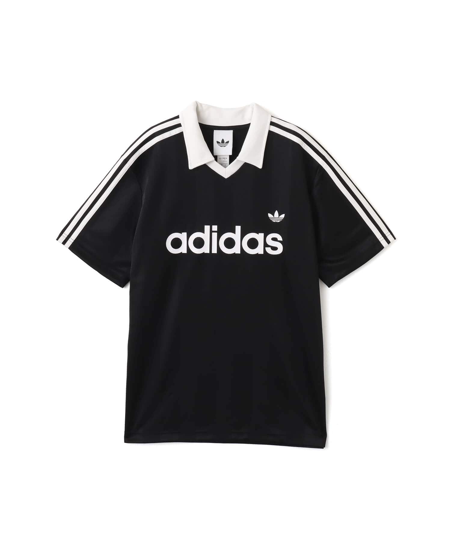 adidas ARCHIVE COLLAR ENGINEERED JERSEY ブラック（アディダス