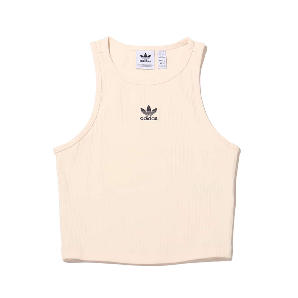 adidas RIB TANK WONWHI 24SS-I（アディダス リブ タンク-ベージュ