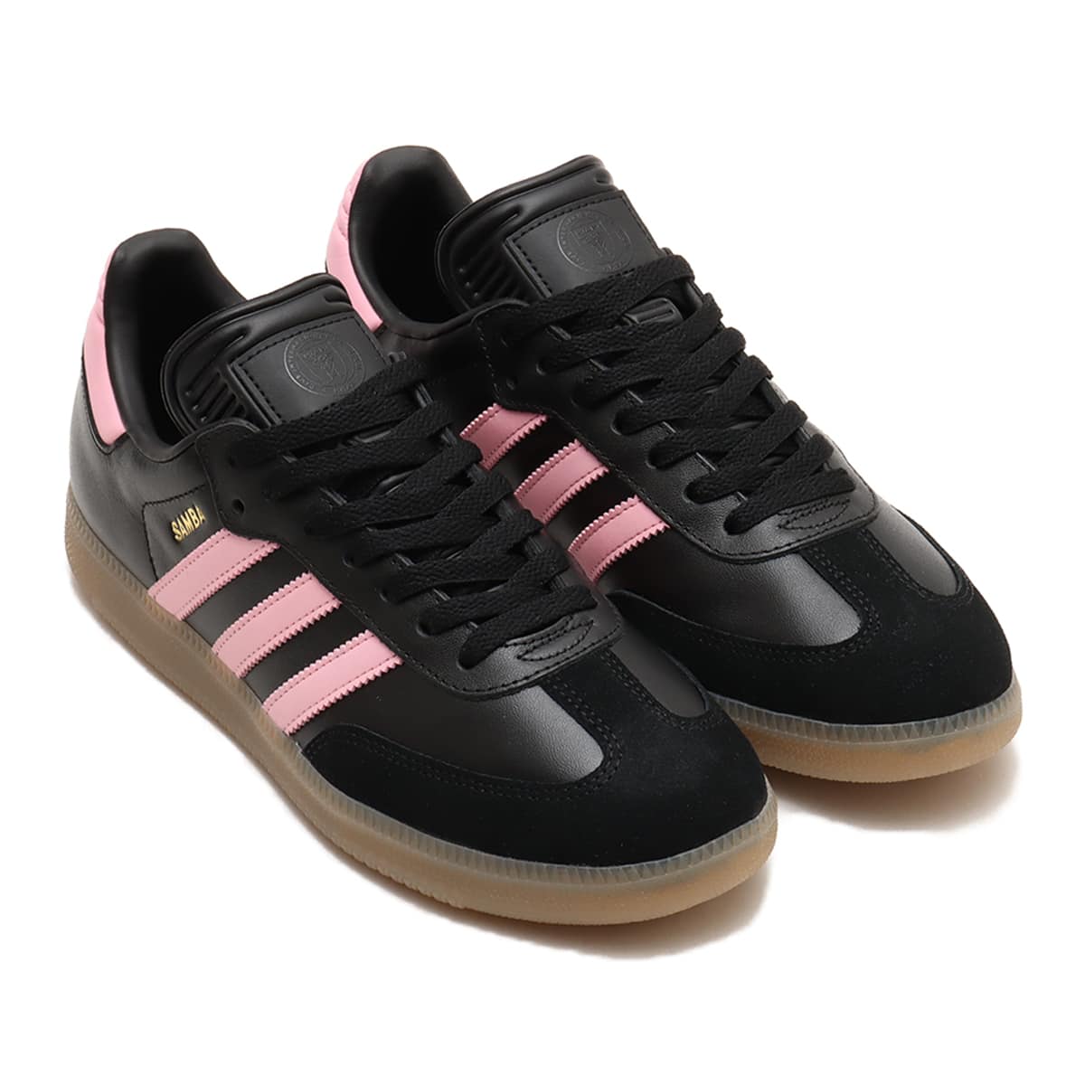 adidas SAMBA INTER MIAMI CORE BLACK/LIGHT PINK/GUM（アディダス