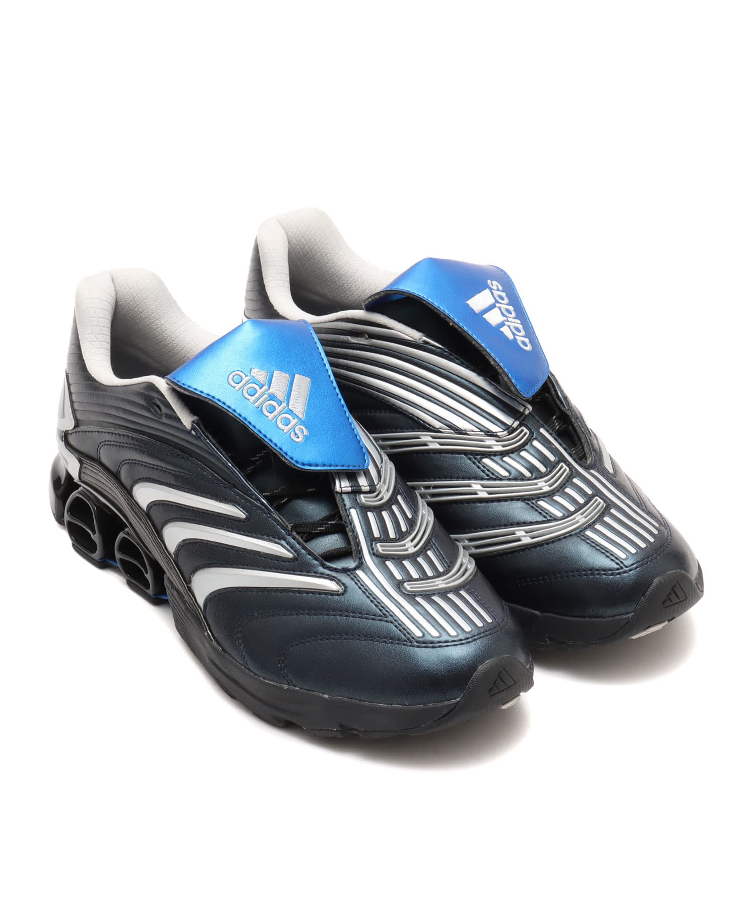 adidas PREDATOR MEGARIDE atmos “BLUE SPIRIT” SILVER METALLIC