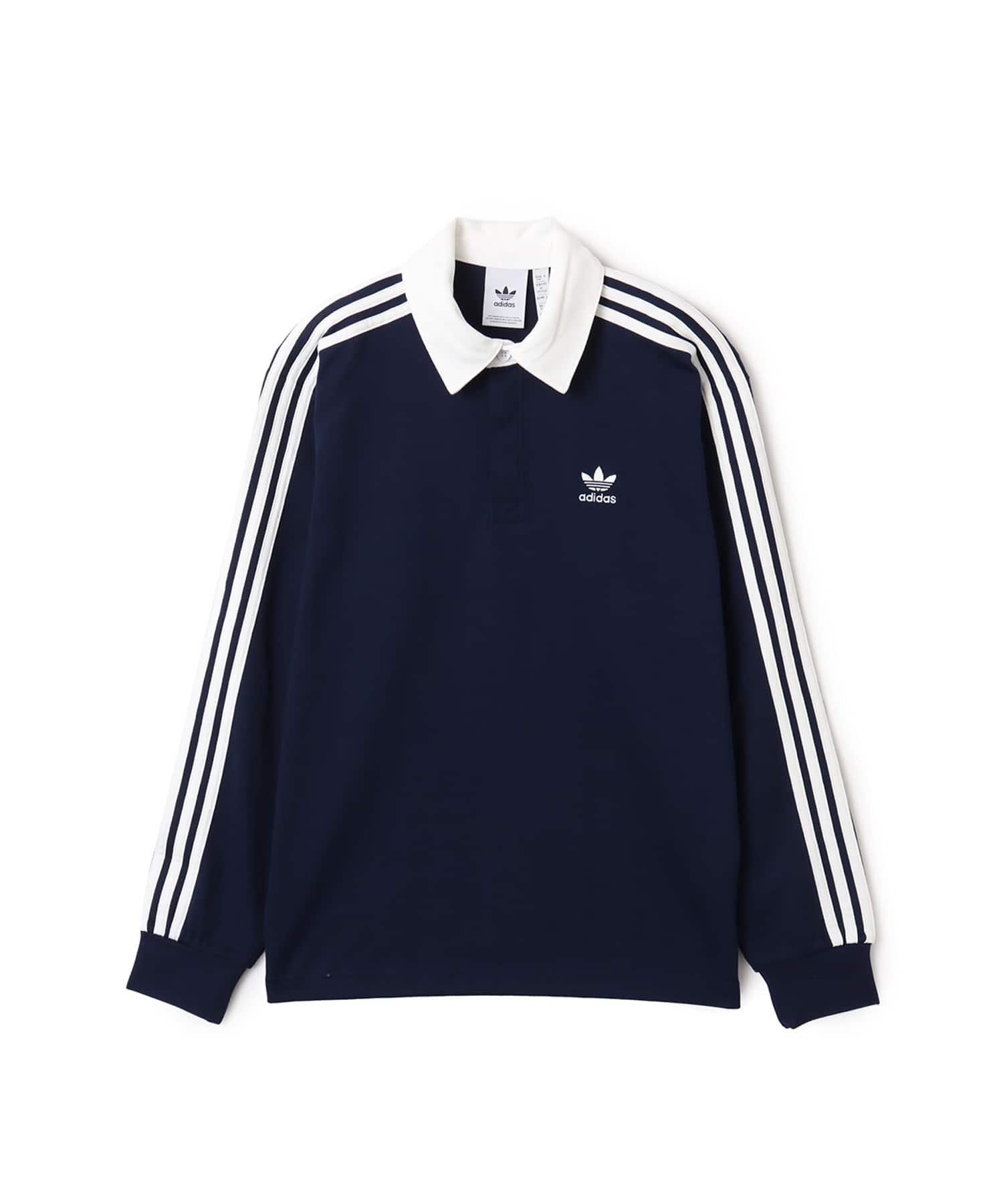 adidas ADICOLOR RUGBY POLO SHIRT ナイトインディゴ/ホワイト