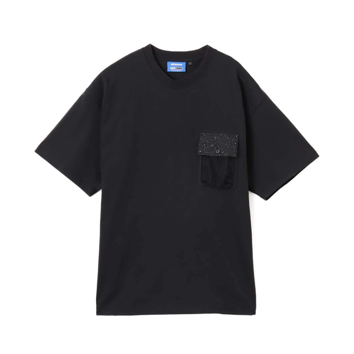 GRIP SWANY x atmos POCKET T-SHIRT BLACK（グリップ スワニー X