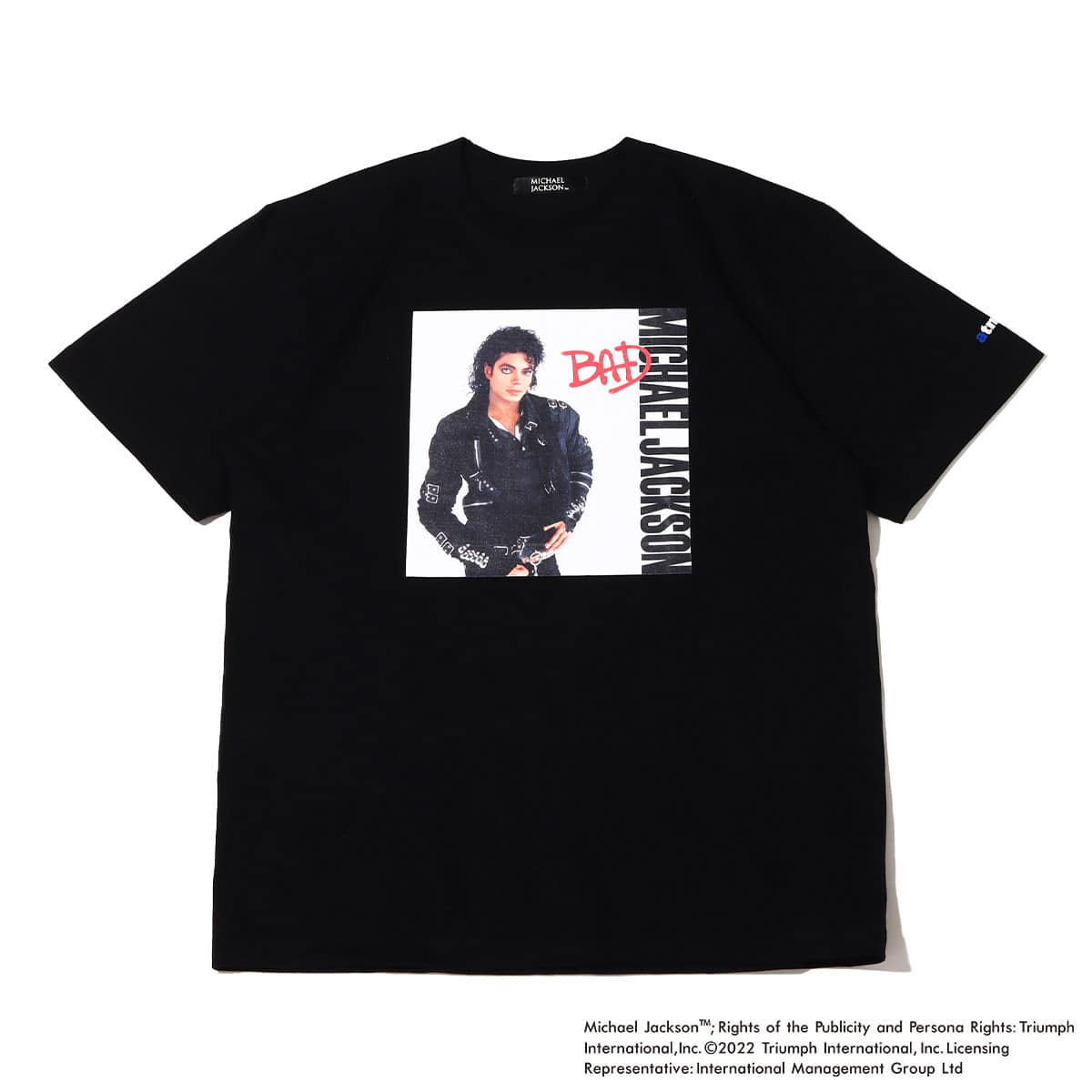 Michael Jackson x atmos BAD TEE BLACK（マイケルジャクソン x