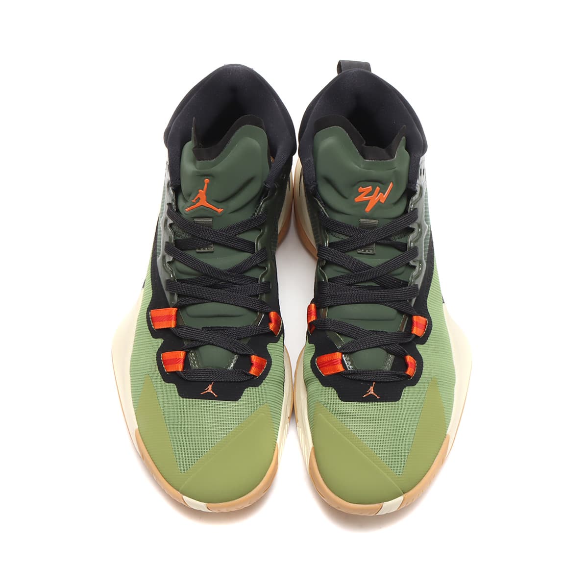 JORDAN BRAND JORDAN ZION 1 PF CARBON GREEN/BLACK-ASPARAGUS-BEACH