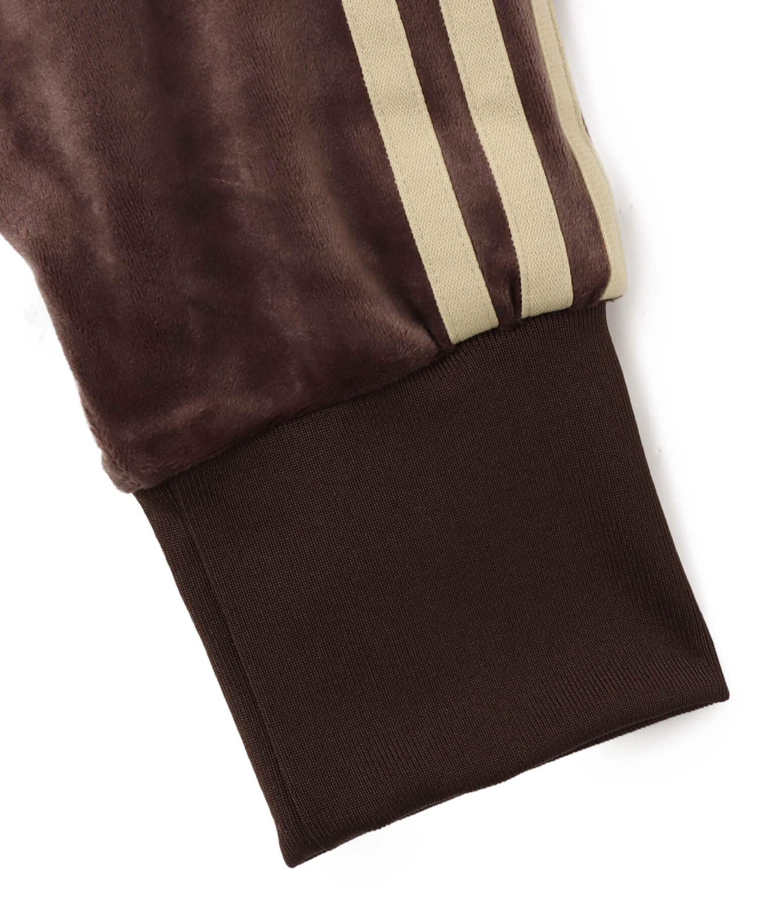 adidas FIREBIRD VELOUR TRACK TOP ダークブラウン（アディダス