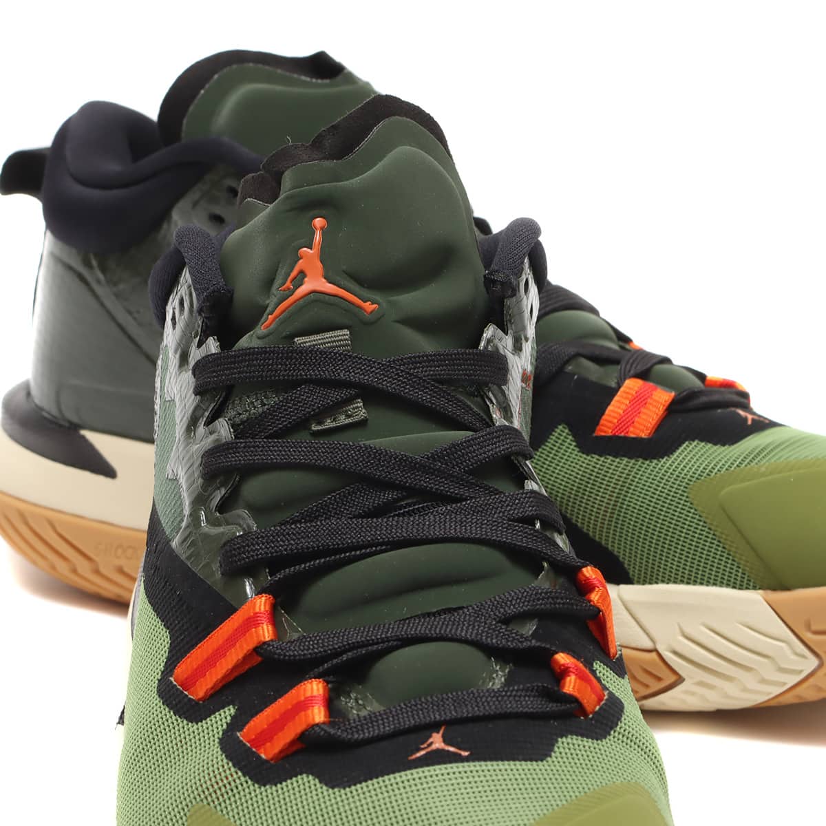 JORDAN BRAND JORDAN ZION 1 PF CARBON GREEN/BLACK-ASPARAGUS-BEACH