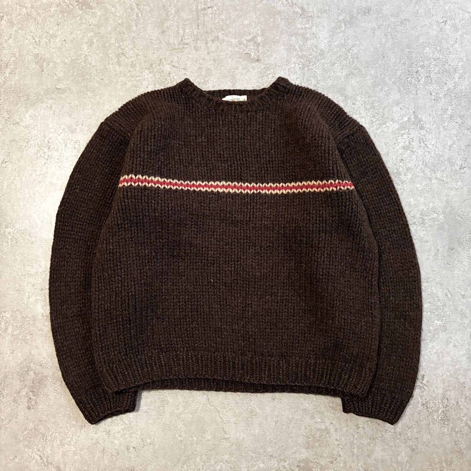 90s J.CREW Wool Handknit 【 brown 】 Jクルー ジェイクルー ウール