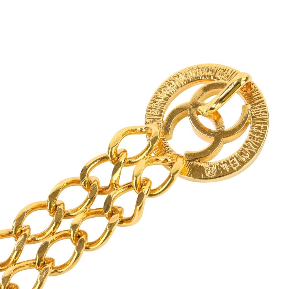 ファッション 美品□シャネル 2連 ココマーク ウエストベルト