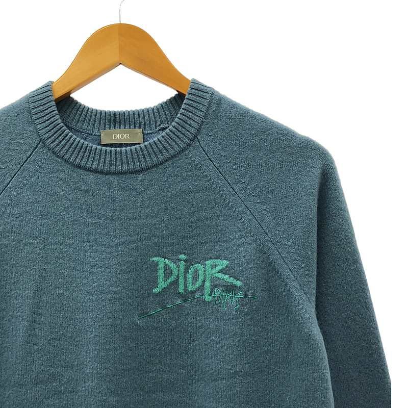 Dior / ディオール | × Shawn Stussy カシミヤ ニット | XS | ブルー