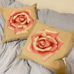 IOSIS クッションカバーエッフェル塔、風景柄2枚組イヴドローム