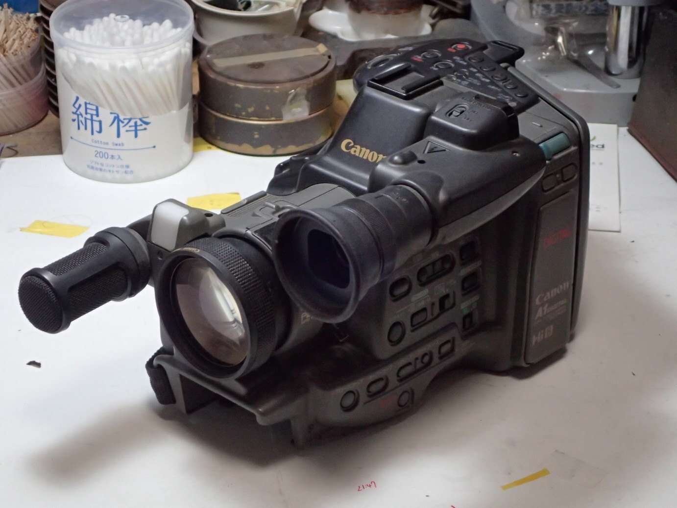 Hi8 8ミリビデオカメラ Canon A1 DIGITALの復活・修理（失敗）｜Uccyan