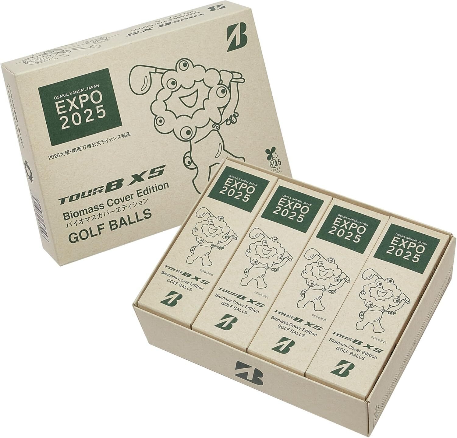 ミャクミャクがゴルフボールに！大阪万博記念「TOUR B XS」、ただの