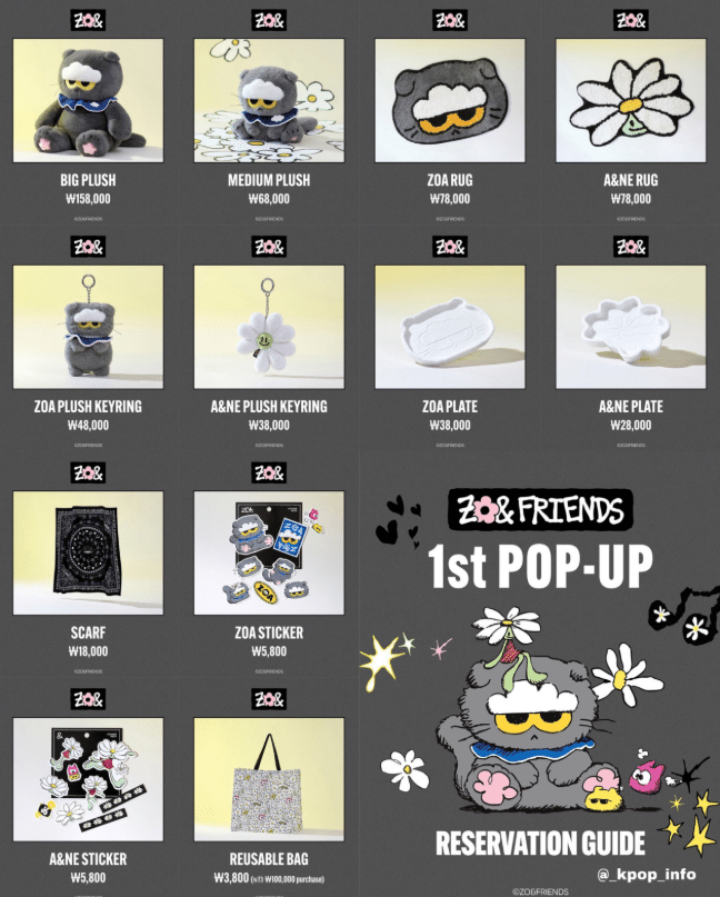 アイドル ZO&FRIENDS pop-up G-DRAGON ZOA G DRAGON G-DRAGON