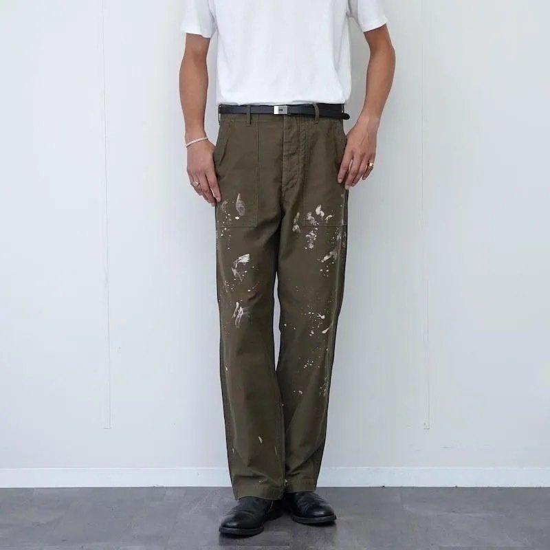 唯一無二の軍パン、AURALEE流ブリーチベイカー。【AURALEE】WASHED