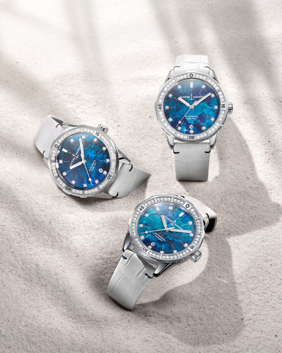 ユリス・ナルダンが「ダイバー39mm」の新作「ダイバー アトール」を100