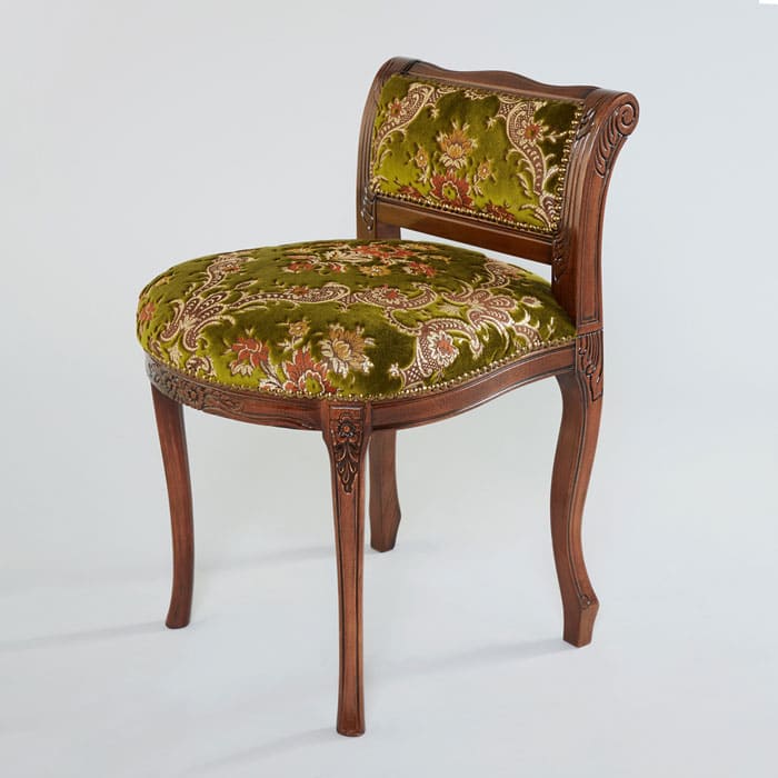 背付き猫脚スツール 金華山 | 輸入家具・イタリア家具専門店