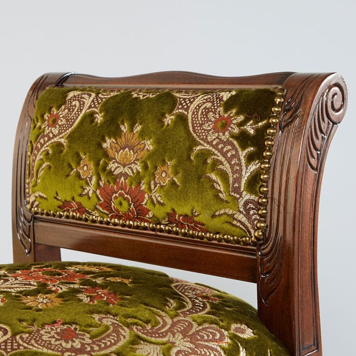 背付き猫脚スツール 金華山 | 輸入家具・イタリア家具専門店