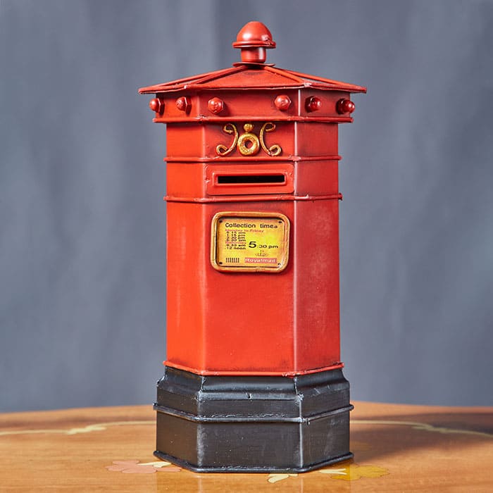 貯金箱 置物 ヴィンテージ【ポスト / 六角】 | 輸入家具・イタリア家具