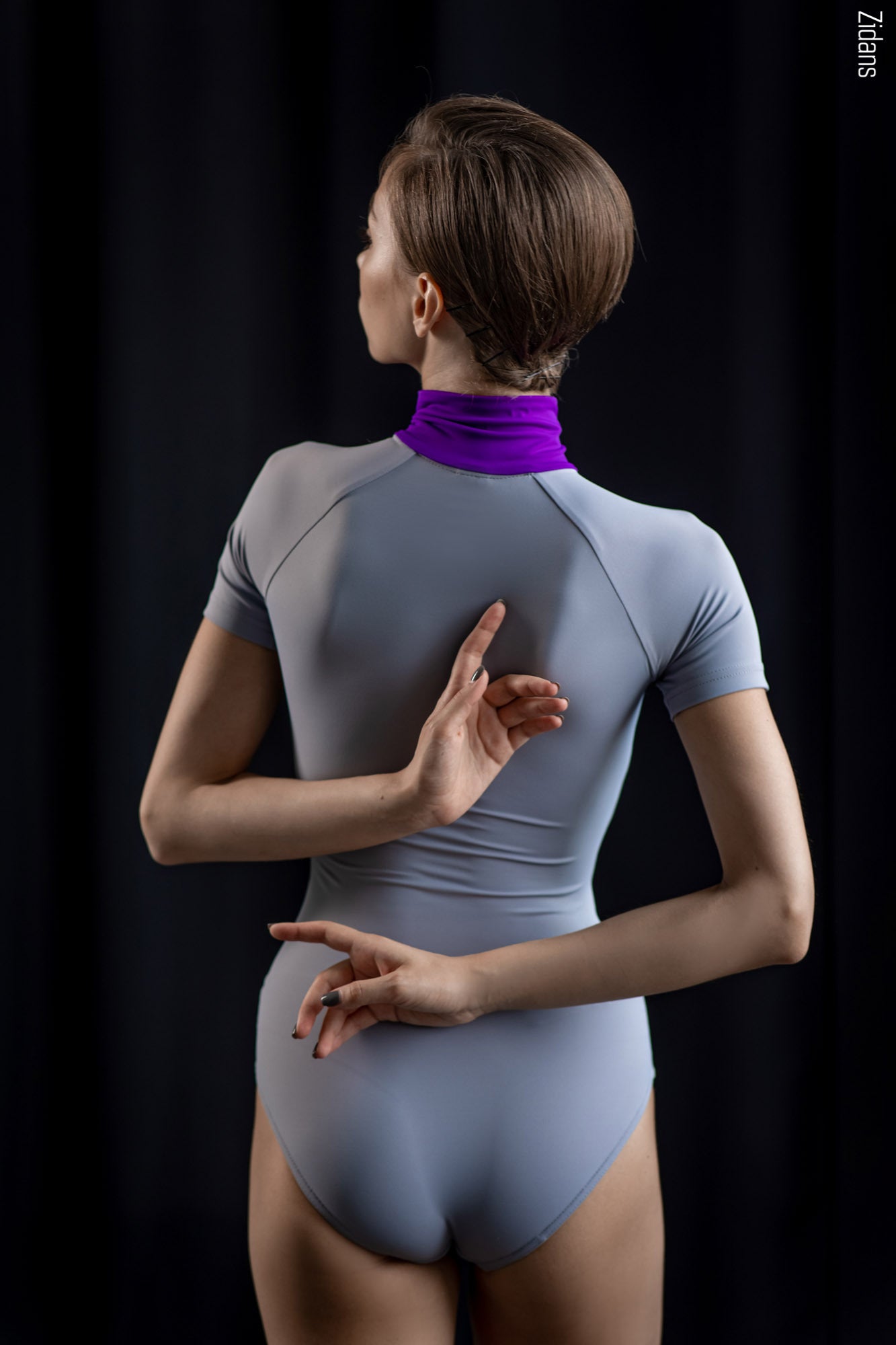 レオタードTypeH half sleeve⁄Harmonylavender レオタードTypeH half