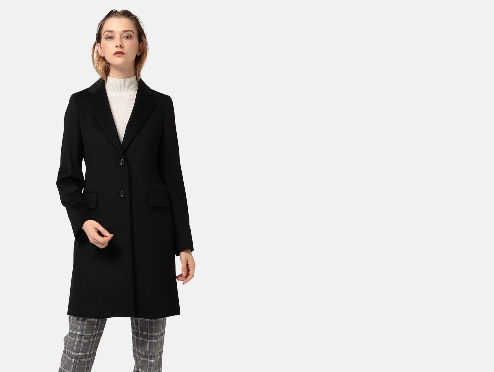 ウールカシミヤチェスターコート