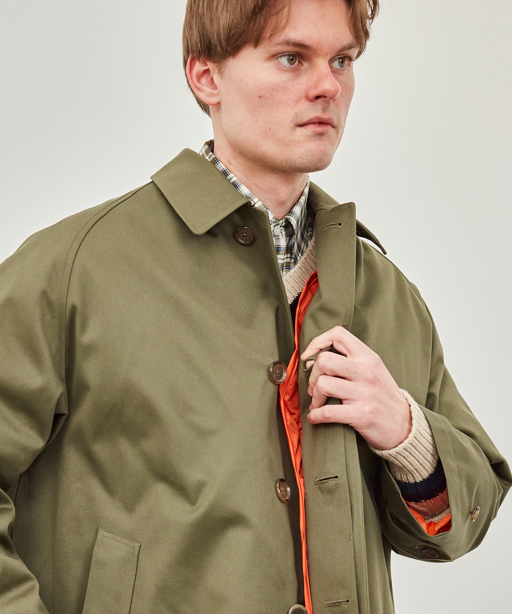 ANNIVERSARY ITEM 】SINGLE RAGLAN Ⅸ FR SATEEN W/ LINER / OLIVE – A