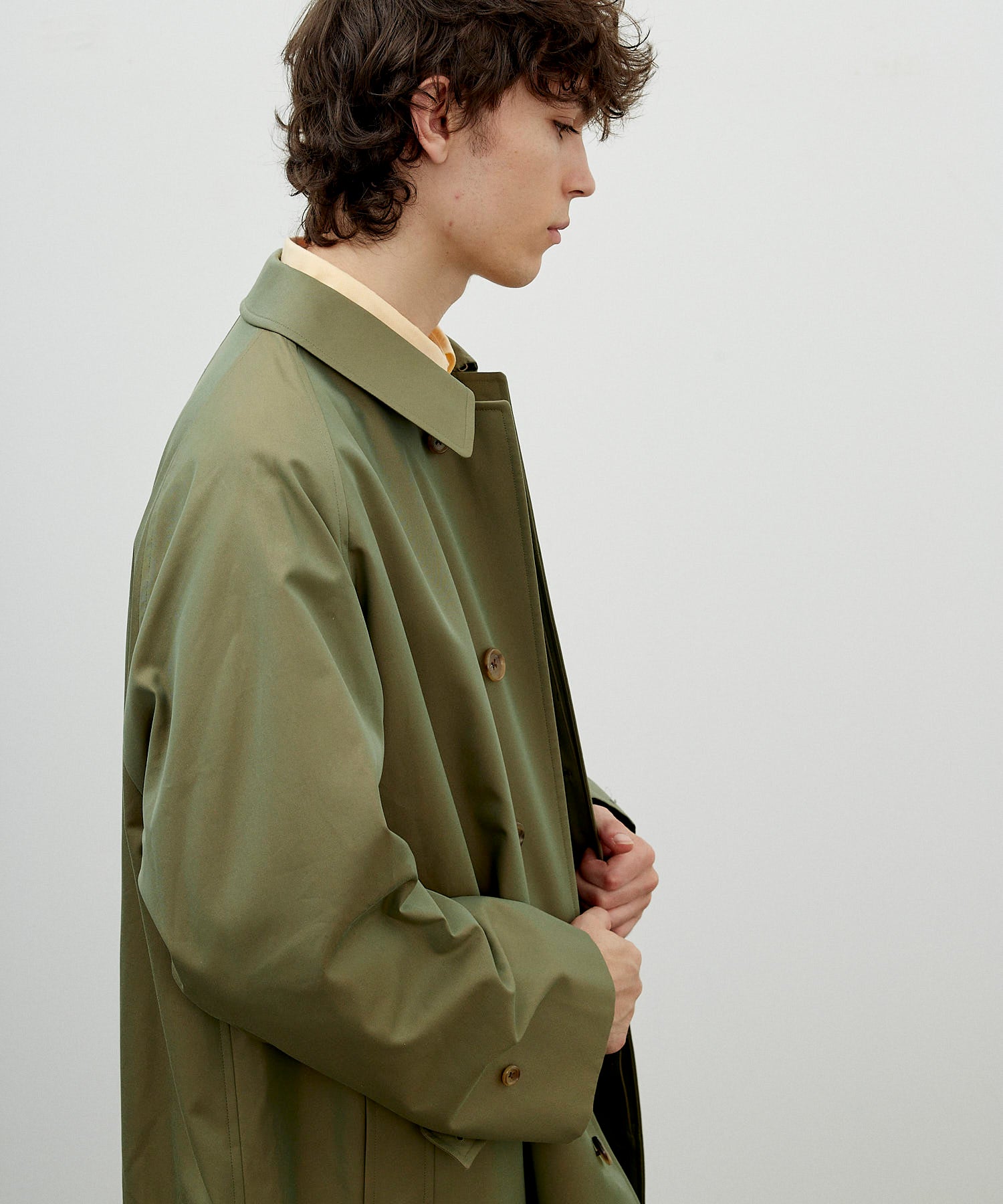 26SS 】ANATOMICA SINGLE RAGLAN COAT I / OLIVE – A'r11551 FUKUOKA