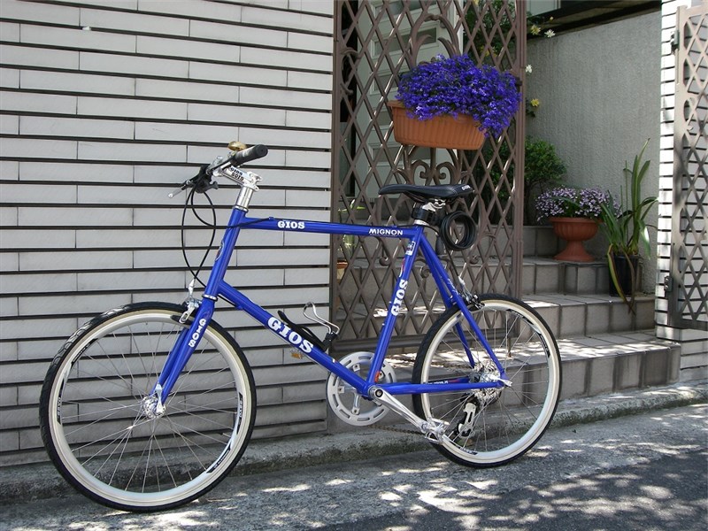 GIOS ミニベロ arrivo ブルホーン仕様 走行少 GIOS ミニベロ arrivo