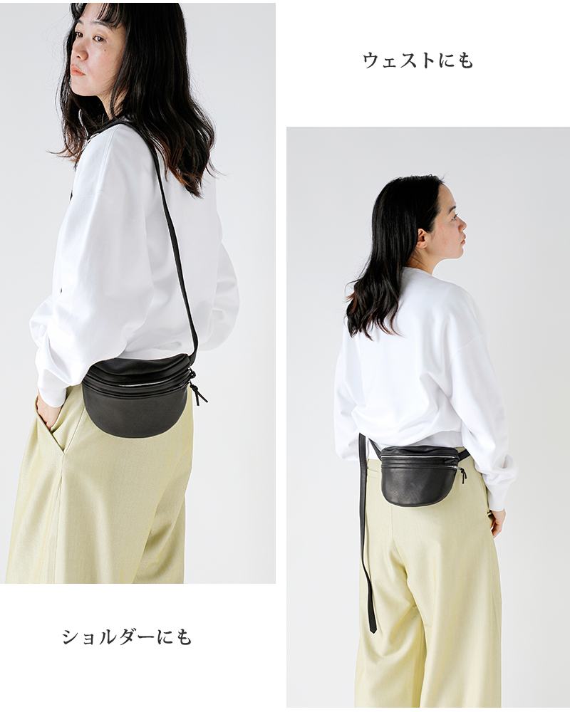 【Aeta アエタ】 ウエストバッグ Sサイズ Aeta(アエタ)Waist Bag S(NY11)/Black